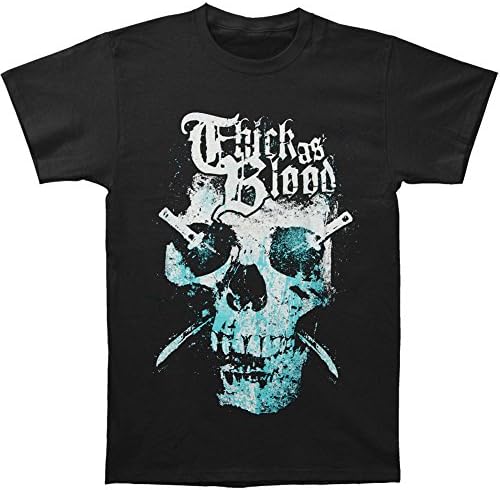 Thick As Blood Men's Skull T-shirt Small Black