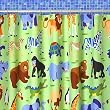 Olive Kids Wild Animals Shower Curtain
