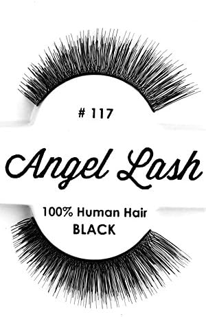Angel Lash #117-6pairs + Free Glue (Natural Eyelashes)