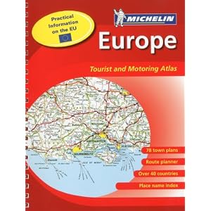 Michelin Atlas Europe, 12e, [Spiral-bound]