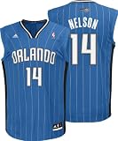 Jameer Nelson Blue Adidas Revolution 30 NBA Replica Orlando Magic Youth Jersey