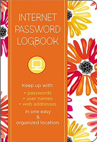 Internet Password Logbook - Botanical Edition: Keep track of: usernames, passwords, web addresses in one easy & organized location