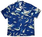 Big Game Sport Fishing Men's Hawaiian Aloha Shirt