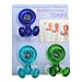Tommy Toothbrush Holder (set of 3) - Blue/Turquoise/Green