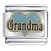 Jewelry : Grandma Heart Italian Charms Bracelet Link