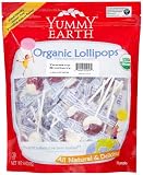 YummyEarth Organic Lollipops Tooberry Blueberry, 16.0-Ounce Bags (Pack of 4)