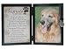 Pawprints Memorial Pet Tag Frame - Pawprints Left By You