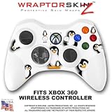 Penguins on White Skin by WraptorSkinz TM fits XBOX 360 Wireless Controller (CONTROLLER NOT INCLUDED)