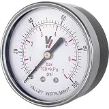 Valley Instrument Grade B Back Mount 2in. Dry Gauge - ... thumbnail