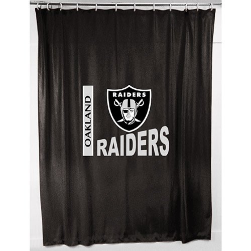 Sports Coverage Oakland Raiders Shower Curtain