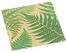 Caspari John Derian Ferns Set of 40 Paper Cocktail Napkin in A Gift Box, Gold