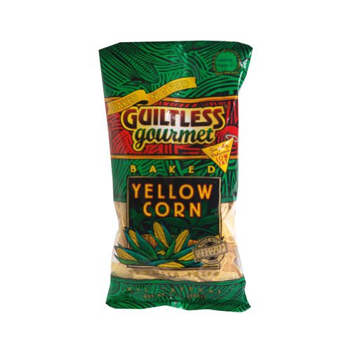Guiltless Gourmet Tortilla Chips, Yellow Corn, 7 Ounce (Pack of 12)