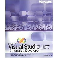 MS Visual Studio.NET Ent. Dev 2003 CD / not to NA/Australia/UK