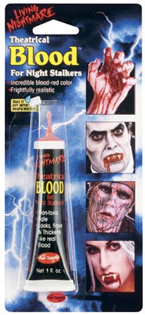 Halloween Tube Of Fake Blood