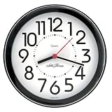 Seth Thomas Career Black Round Wall Clock