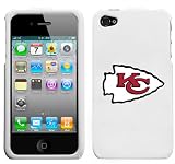 iPhone 4 Kansas City Chiefs White Snap on Superior Hard Cover