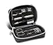 Meridian Point Grooming Set Nail Clipper, Trimmer, Toothbrush, Razor and More with Zippered Storage Case