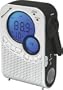 GPX Weather X RWB6806DT NOAA Weatherband, Digital Tune AM/FM/TV Radio, Built-In Flashlight with Recharge Circuit and Batteries