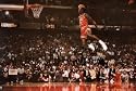 Michael Jordan Famous Foul Line Dunk Vintage Sports Poster Print - 24x36