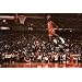 Michael Jordan Famous Foul Line Dunk Vintage Sports Poster Print - 24x36