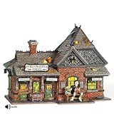 Department 56 Snow Village Halloween Rickety Railroad Station