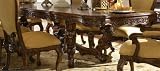 Aico Palais Royale Rect. Dining Table includes 3-20 leaves extends to 144 - 71002T/B-35