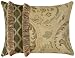 Amber Gold and Olive Green 15 x 20 Contessa Pillow