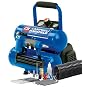 Campbell Hausfeld FP209599AV 2-Gallon Mini Twin-Stack Air Compressor with 1 1/4-Inch 2-in-1 Brad Nailer / Stapler Kit