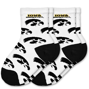 Click here to buy NCAA Infant Two Pack Socks All Over Logo by For Bare Feet.