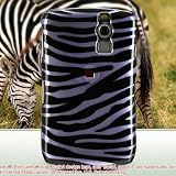 Premium Designer Hard Crystal Snap-on Case for Blackberry Curve 8330 Case - Cool Purple Lavender Black Zebra Print