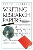 Writing Research Papers: A Guide to the Process with 2001 APA Update