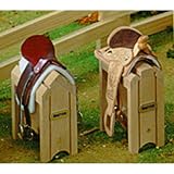 Wood Saddle Stand