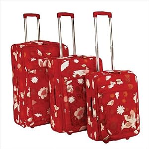 Buy CalPak Palm Springs 3 Piece Expandable Luggage Set in Deep Red LPS3000-Deep Red by CalPak