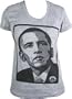 Obey Obama Womens Tri-blend Heather Grey T-Shirt