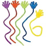 Vinyl Glitter Sticky Hands 1 1/4" (72 count)