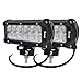 Safego 36w Led Work Light Bar for Trucks Off-Road 4X4 Tractor ATV Jeep Super Bright Flood Beam Cree Chips Pack of 2