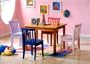5pcs Kid's Multi Color Table and 4 Chairs Set
