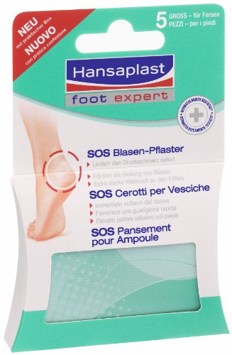 Hansaplast Blasenpflaster groß, 2er Pack (2 x 5 Stück)