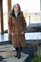 Cognac Shearling Coat