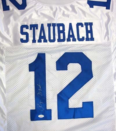 Roger Staubach Autographed Dallas Cowboys Jersey JSA