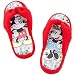 Minnie Mouse and Mickey Mouse Slippers Disney Comic Strip Red Boys / Girls 11/12