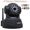 Wireless IP Camera with Pan & Tilt, Night Vision, 2 Way Audio, Apple Mac and Windows compatible, Color - Black