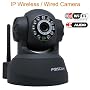 Wireless IP Camera with Pan & Tilt, Night Vision, 2 Way Audio, Apple Mac and Windows compatible, Color - Black