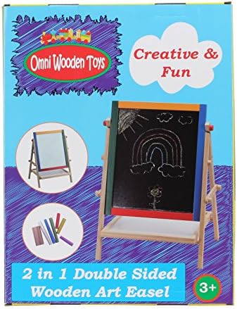 Omni Wooden Toys Children's Magnetic Easel