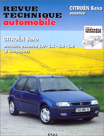 Revue technique de l'Automobile num�ro 588.3 : Citro�n Saxo, essence, 8 soupapes, 1996-1999