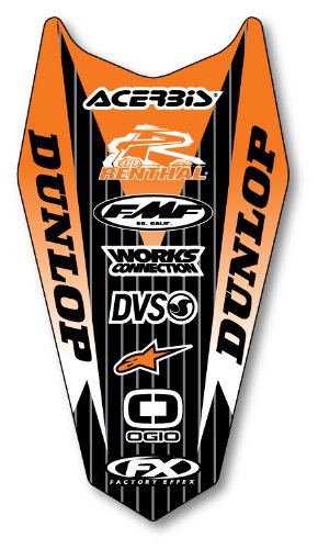 Factory Effex Rear Fender Decal KTM SX 200-450 03 SX 125-525 04-06 XC EXC 05-07 12-32522