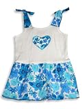 Rubbies - Toddler Girls Sundress, White, Blue