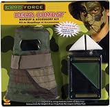 Camo Force Delta Combat Makeup Kit with Hat and Dog Tag