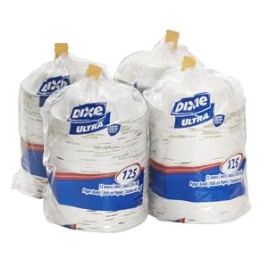 Dixie Ultra SXB12WS Pathways WiseSize Heavy Weight Paper Bowl, 12 oz Capacity (4 Packs of 125)
