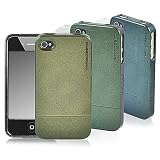 CaseCrown Chameleon Glider Case for Apple iPhone 4 and 4S (AT&T, Sprint, & Verizon compatible) Screen Protector included - Olive/Aqua Green